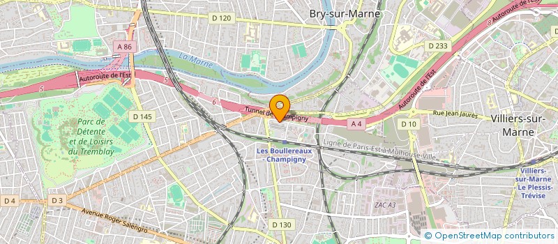 localisation de l'entreprise MONSIEUR ROBERT BROSSE à CHAMPIGNY-SUR-MARNE