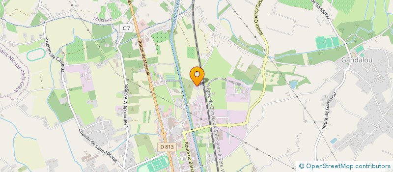 localisation de l'entreprise MONSIEUR ROBERT BROUILLET  CASTELSARRASIN