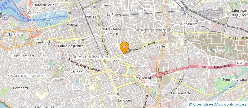 localisation de l'entreprise MONSIEUR ROBERT BRUNET à MARSEILLE