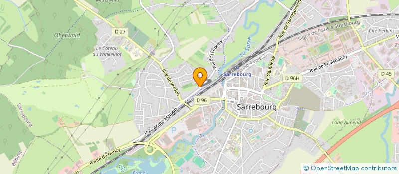 localisation de l'entreprise MONSIEUR ROBERT BRUNNER à SARREBOURG