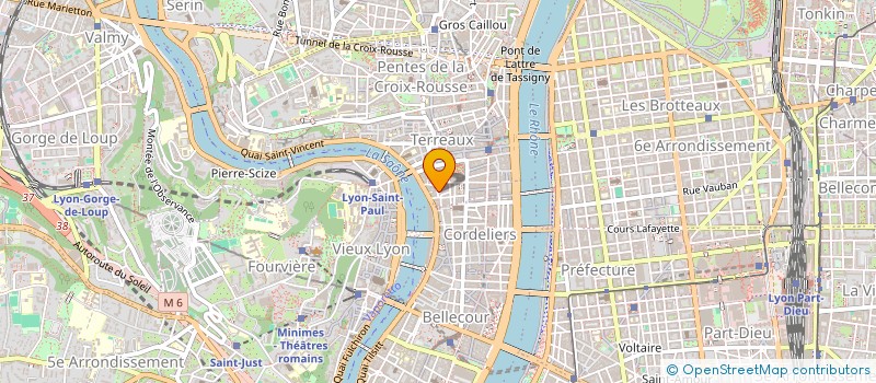 localisation de l'entreprise MONSIEUR ROBERT BRUNON à LYON