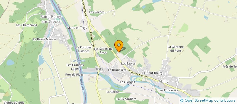 localisation de l'entreprise MONSIEUR ROBERT BUISSON  ABILLY