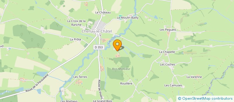 localisation de l'entreprise MONSIEUR ROBERT BURNOT  CHENAY-LE-CHATEL