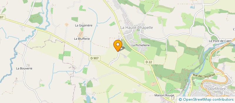 localisation de l'entreprise MONSIEUR ROBERT BUTTERWORTH à DOMFRONT-EN-POIRAIE