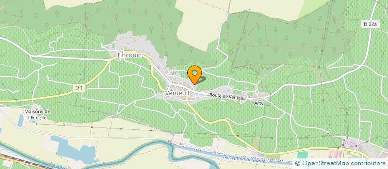 localisation de l'entreprise MONSIEUR ROBERT BUZIT  VENTEUIL