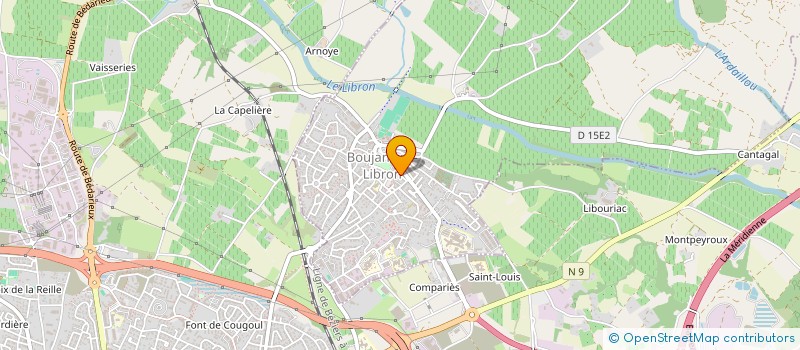 localisation de l'entreprise MONSIEUR ROBERT CABANES  BOUJAN-SUR-LIBRON