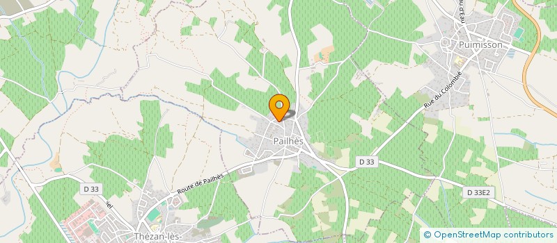 localisation de l'entreprise MONSIEUR ROBERT CABOT  PAILHES