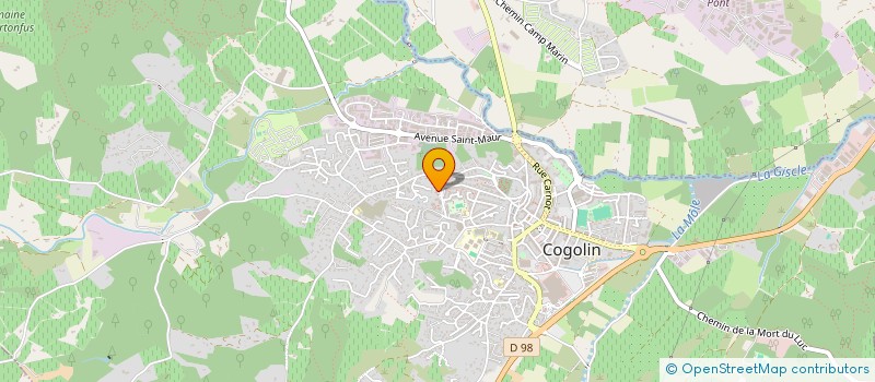 localisation de l'entreprise MONSIEUR ROBERT CACHON à COGOLIN