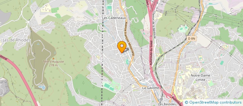 localisation de l'entreprise MONSIEUR ROBERT CAGLIERI à LES PENNES-MIRABEAU