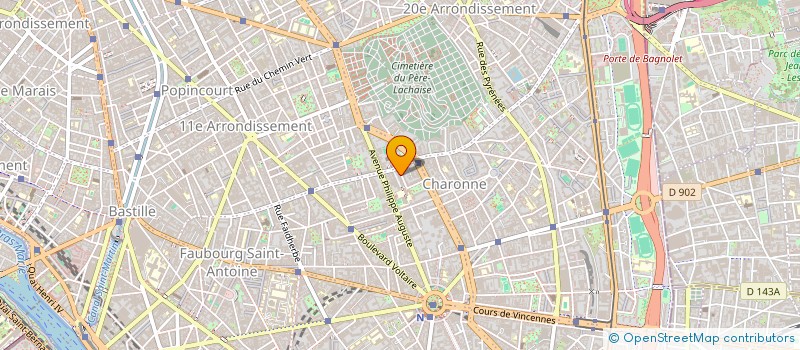 localisation de l'entreprise MONSIEUR ROBERT CAIRO à PARIS