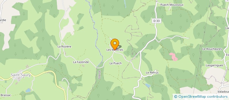 localisation de l'entreprise MONSIEUR ROBERT CALDAMAISON à GLENAT