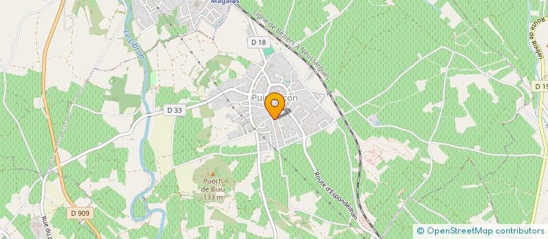 localisation de l'entreprise MONSIEUR ROBERT CALMELS  PUISSALICON