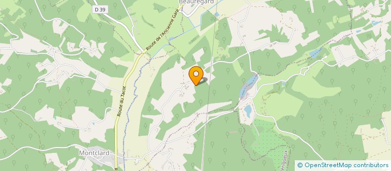 localisation de l'entreprise MONSIEUR ROBERT CAMBEROU  CLERMONT DE BEAUREGARD