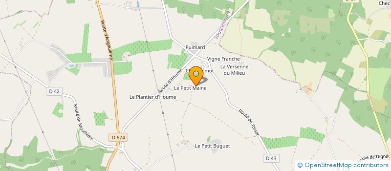 localisation de l'entreprise MONSIEUR ROBERT CAMUZET à FOUQUEBRUNE
