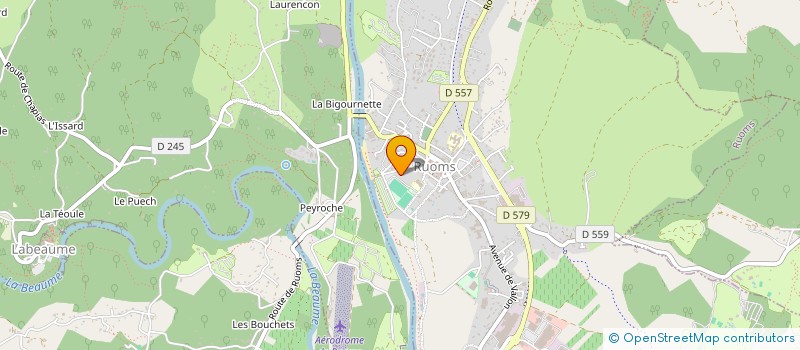 localisation de l'entreprise MONSIEUR ROBERT CANCEDDA  RUOMS