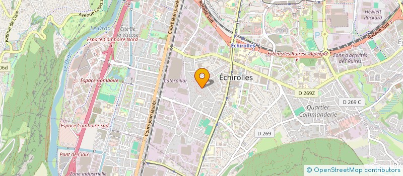 localisation de l'entreprise MONSIEUR ROBERT CANDELA  ECHIROLLES