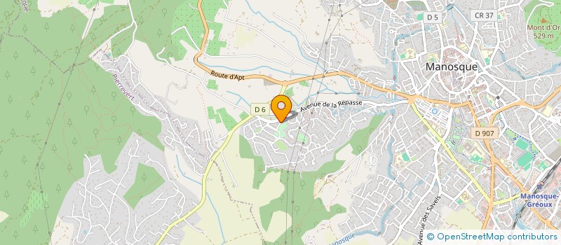 localisation de l'entreprise MONSIEUR ROBERT CANTON  MANOSQUE