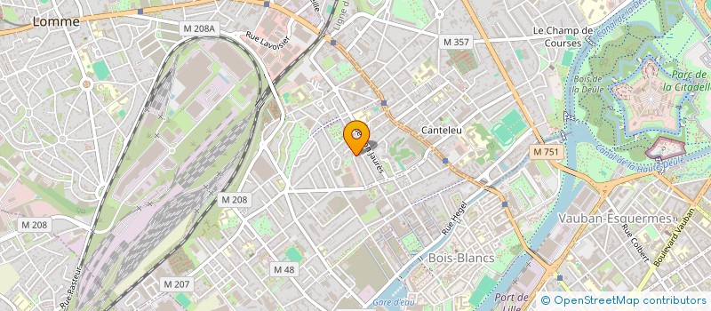 localisation de l'entreprise MONSIEUR ROBERT CARDONNET à LILLE