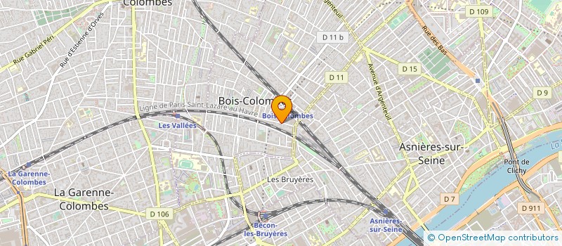 localisation de l'entreprise MONSIEUR ROBERT CARIO à BOIS-COLOMBES