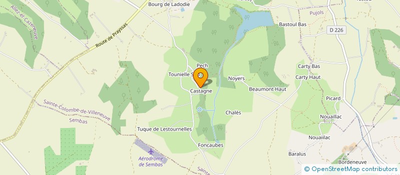 localisation de l'entreprise MONSIEUR ROBERT CARR  SAINTE-COLOMBE-DE-VILLENEUVE