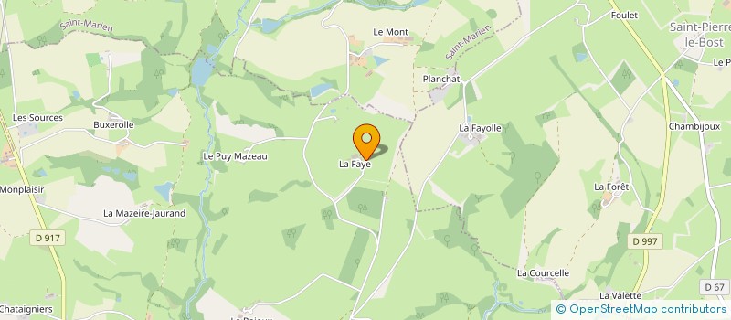 localisation de l'entreprise MONSIEUR ROBERT CARRAT à BOUSSAC-BOURG