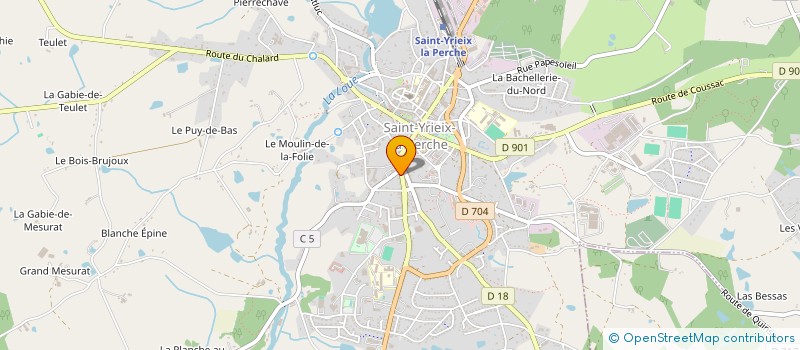 localisation de l'entreprise MONSIEUR ROBERT CARTEAU à SAINT-YRIEIX-LA-PERCHE