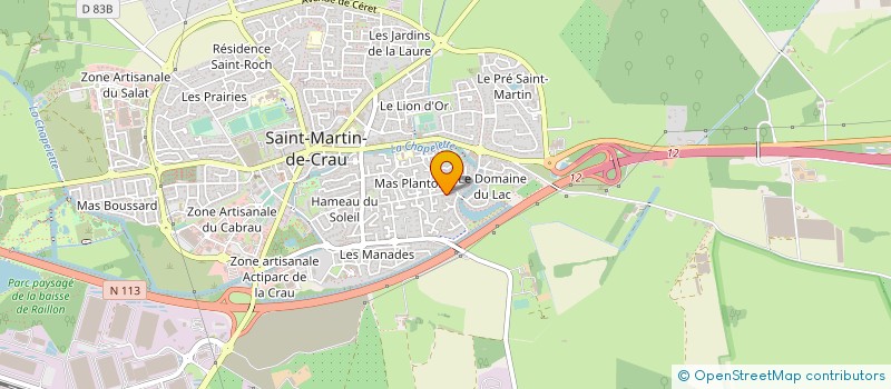 localisation de l'entreprise MONSIEUR ROBERT CARTIERI  SAINT-MARTIN-DE-CRAU