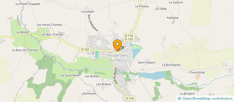 localisation de l'entreprise MONSIEUR ROBERT CASHMAN  FOUGEROLLES-DU-PLESSIS