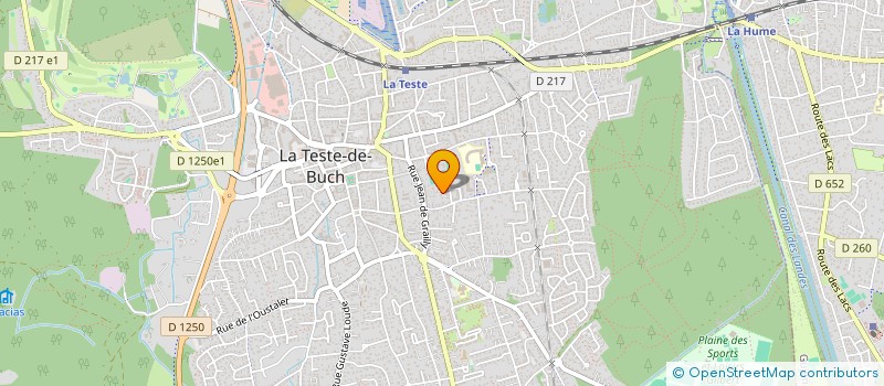 localisation de l'entreprise MONSIEUR ROBERT CASSAGNE à LA TESTE-DE-BUCH