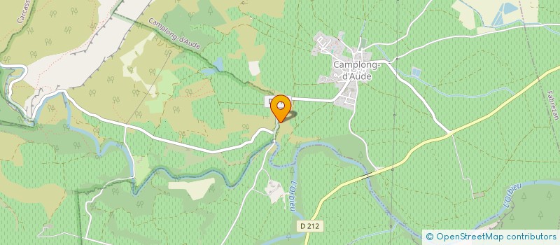 localisation de l'entreprise MONSIEUR ROBERT CASSANG  LUC-SUR-ORBIEU