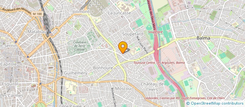 localisation de l'entreprise MONSIEUR ROBERT CASTAGNINO à TOULOUSE