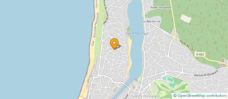 localisation de l'entreprise MONSIEUR ROBERT CASTERA  SOORTS-HOSSEGOR