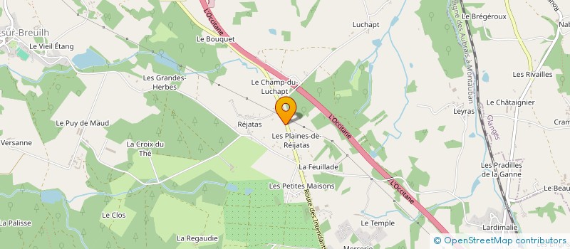 localisation de l'entreprise MONSIEUR ROBERT CATHALIFAUD à VICQ-SUR-BREUILH