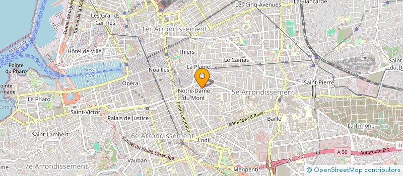 localisation de l'entreprise MONSIEUR ROBERT CAUJOLLE à MARSEILLE