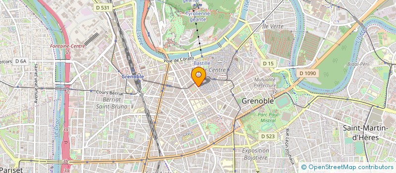 localisation de l'entreprise MONSIEUR ROBERT CAUSSE à GRENOBLE