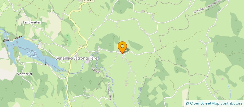 localisation de l'entreprise MONSIEUR ROBERT CELS  SENAILLAC-LATRONQUIERE