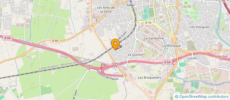 localisation de l'entreprise MONSIEUR ROBERT CERDA  SALON-DE-PROVENCE