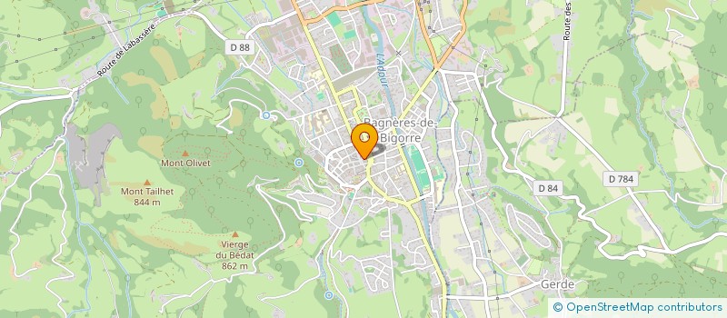 localisation de l'entreprise MONSIEUR ROBERT CERE  BAGNERES-DE-BIGORRE