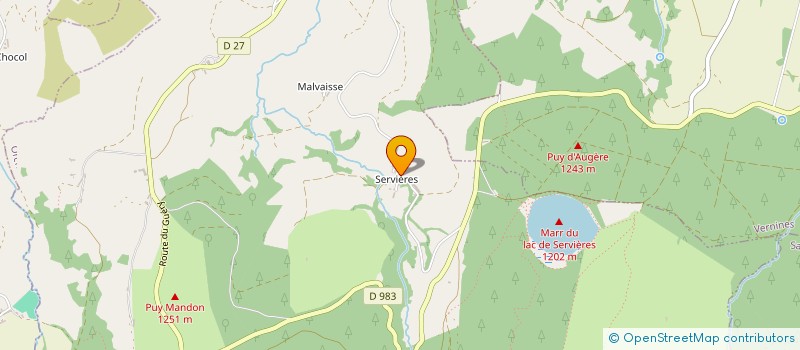 localisation de l'entreprise MONSIEUR ROBERT CEYSSAT  ORCIVAL