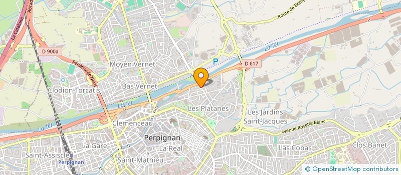 localisation de l'entreprise MONSIEUR ROBERT CHABAUD  PERPIGNAN