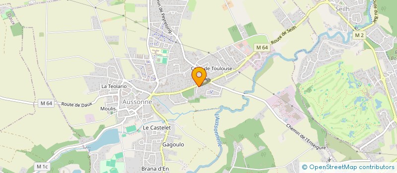 localisation de l'entreprise MONSIEUR ROBERT CHAMP à AUSSONNE