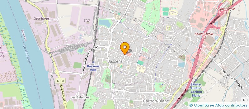 localisation de l'entreprise MONSIEUR ROBERT CHAMPAGNE  BASSENS