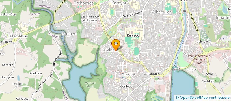 localisation de l'entreprise MONSIEUR ROBERT CHAPELAIN à VANNES