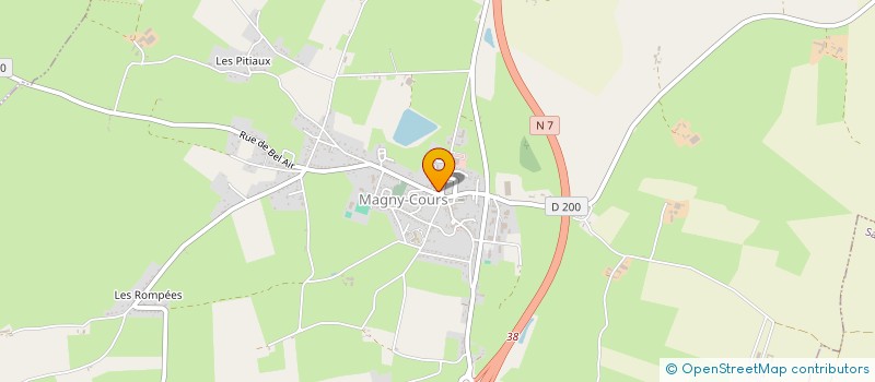 localisation de l'entreprise MONSIEUR ROBERT CHAPELLE à MAGNY-COURS