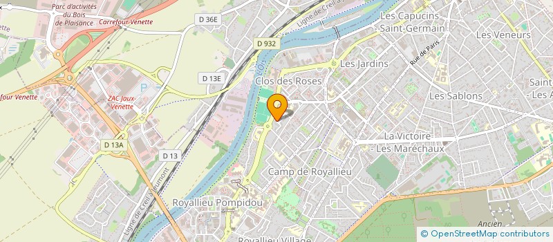 localisation de l'entreprise MONSIEUR ROBERT CHARPENTIER  COMPIEGNE