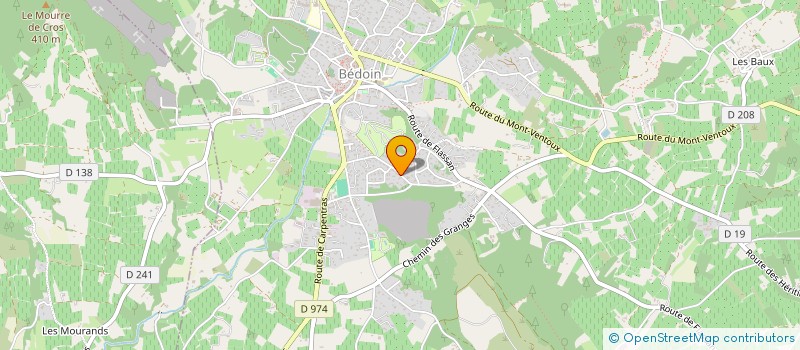 localisation de l'entreprise MONSIEUR ROBERT CHARRASSE  BEDOIN