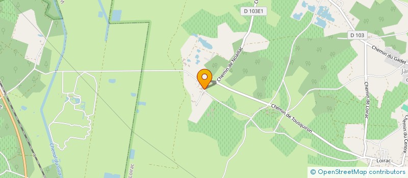 localisation de l'entreprise MONSIEUR ROBERT CHARRON  JAU-DIGNAC-ET-LOIRAC