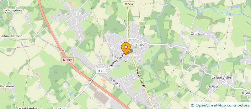 localisation de l'entreprise MONSIEUR ROBERT CHATEAU  TREILLIERES