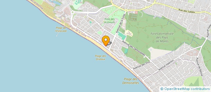 localisation de l'entreprise MONSIEUR ROBERT CHATEL  SAINT-JEAN-DE-MONTS