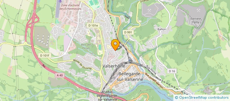 localisation de l'entreprise MONSIEUR ROBERT CHATRON  VALSERHONE